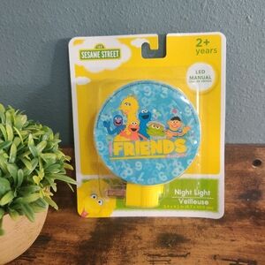 Sesame Street night light led Elmo cookie monster big bird characters new decor